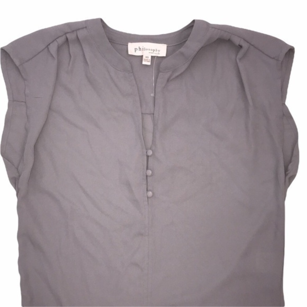 Philosophy Front Tie Blouse - Picture 4 of 8
